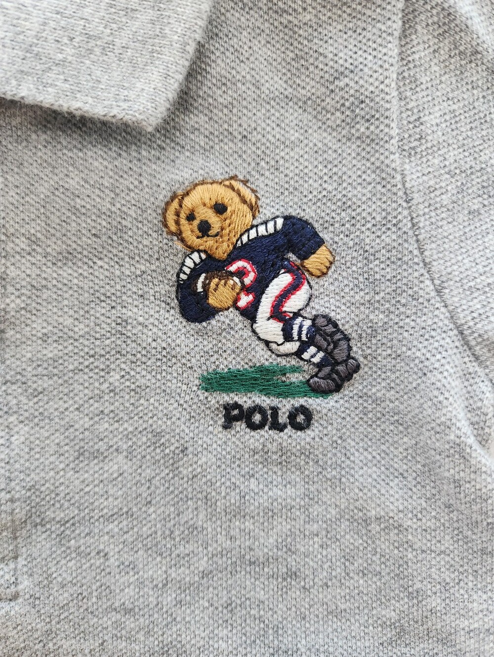 Ralph Lauren Baby 3M Polo Bear Shirt & Gray Polo Top Bundle Boys 2 Pc - Picture 12 of 15